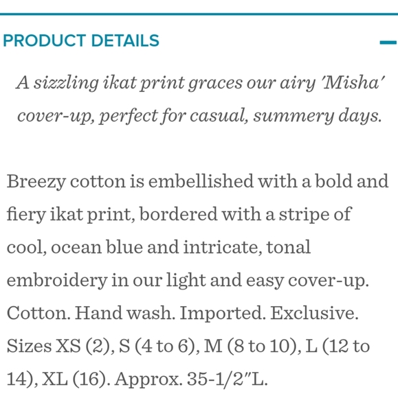 FINAL SALE🆕🌿SUNDANCE BOHO TUNIC🌿 - Picture 4 of 4